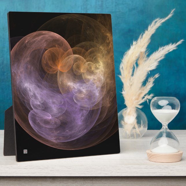 Space Flowers Plaque (Side)