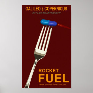Space food poster
