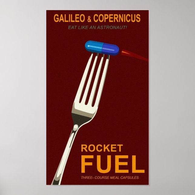 Space food poster (Front)