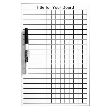 Space For Names, Grid Dry Erase Boards