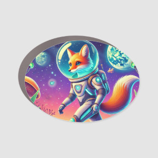 space fox car magnet