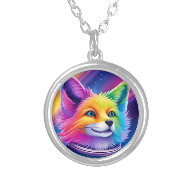 Space Fox Necklace (Front)
