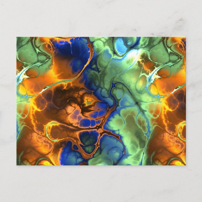 space fractal postcard (Front)