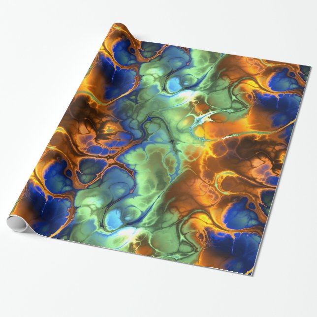 space fractal wrapping paper (Unrolled)
