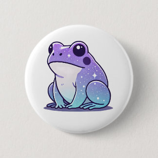 Space Frog Badge Button