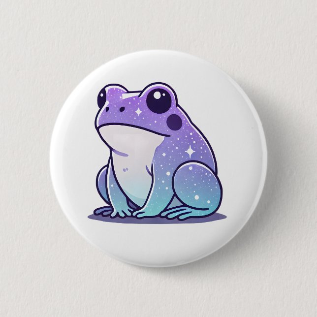 Space Frog Badge Button (Front)