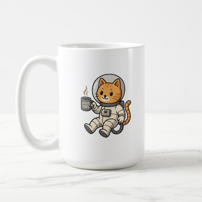 Space Fuel Coffee Mug (Left)