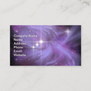 Space Galaxy Adoration Business Card