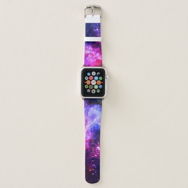 Space/galaxy   apple watch band (Front)