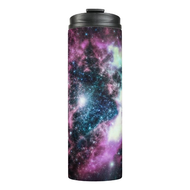 Space Galaxy Curved Nebula Thermal Tumbler (Front)