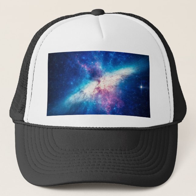 Space Galaxy Explosion in the Galaxy Trucker Hat (Front)