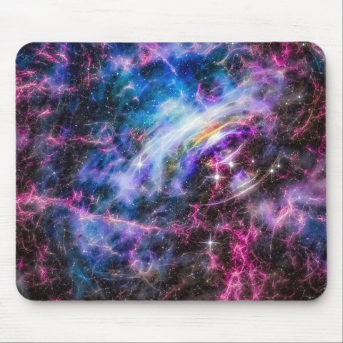 Space Galaxy Hyper Speed Nebula Mouse Pad