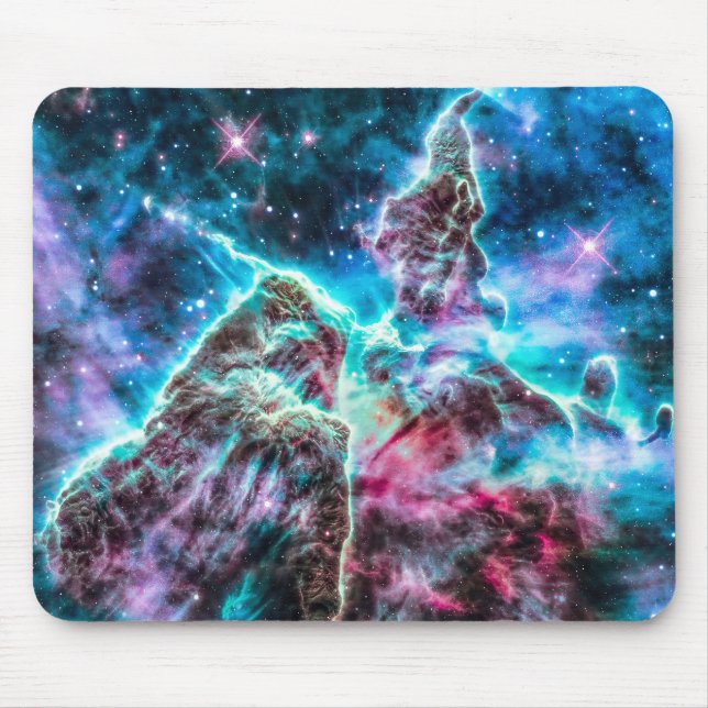 Space Galaxy King Nebula Mouse Pad (Front)
