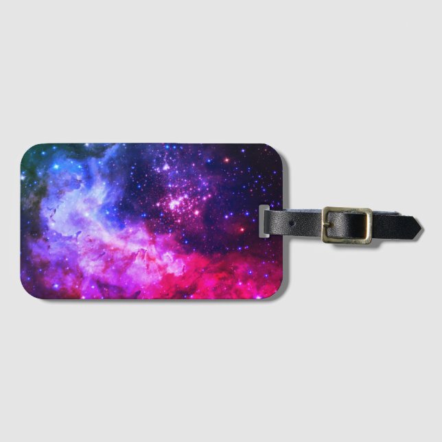 Space/galaxy  luggage tag (Front Horizontal)