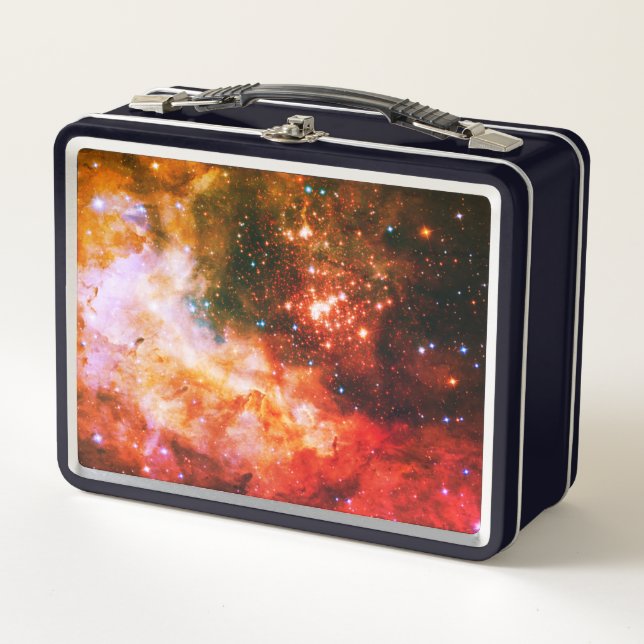 Space/galaxy  metal lunch box (Front)