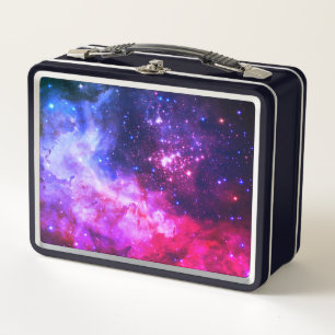 Space/galaxy  metal lunch box