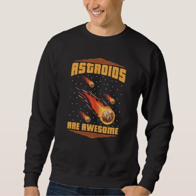 Space Galaxy Nebula Orbit Solar System Astroid Red Sweatshirt