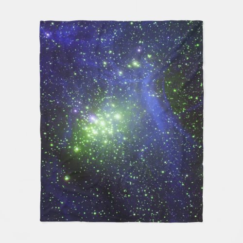 SPACE GALAXY NEBULA STARS PLANETS BLANKET