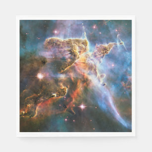 Space galaxy nebula. Universe stars / Astronomy Napkins