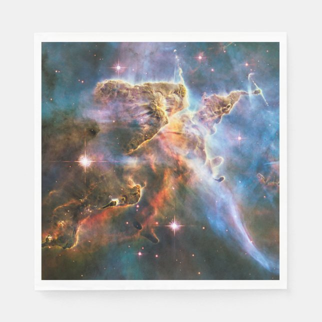Space galaxy nebula. Universe stars / Astronomy Napkins (Front)