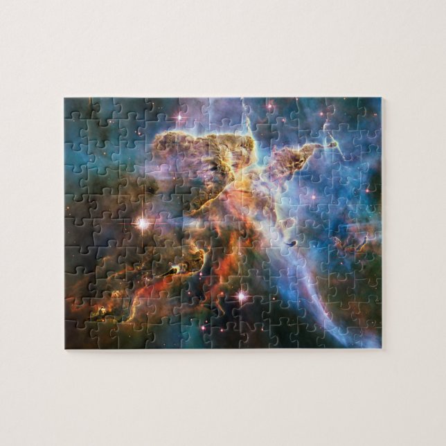 Space galaxy nebula. Universe stars. Hubble NASA Jigsaw Puzzle (Horizontal)