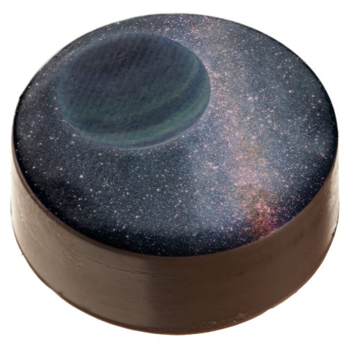 Space galaxy planets astro party beautiful artsy chocolate covered oreo