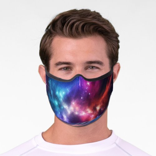 Space galaxy premium face mask