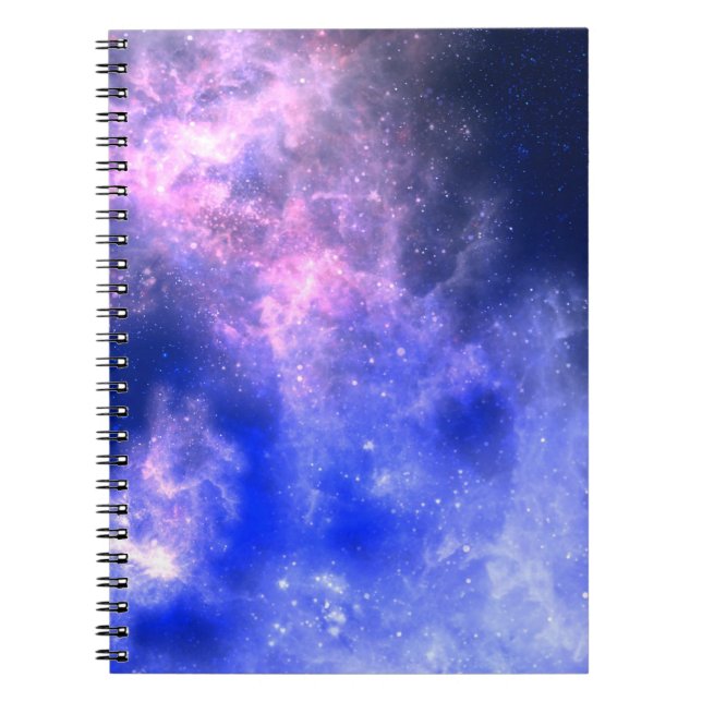 Space Galaxy Print Notebook (Front)