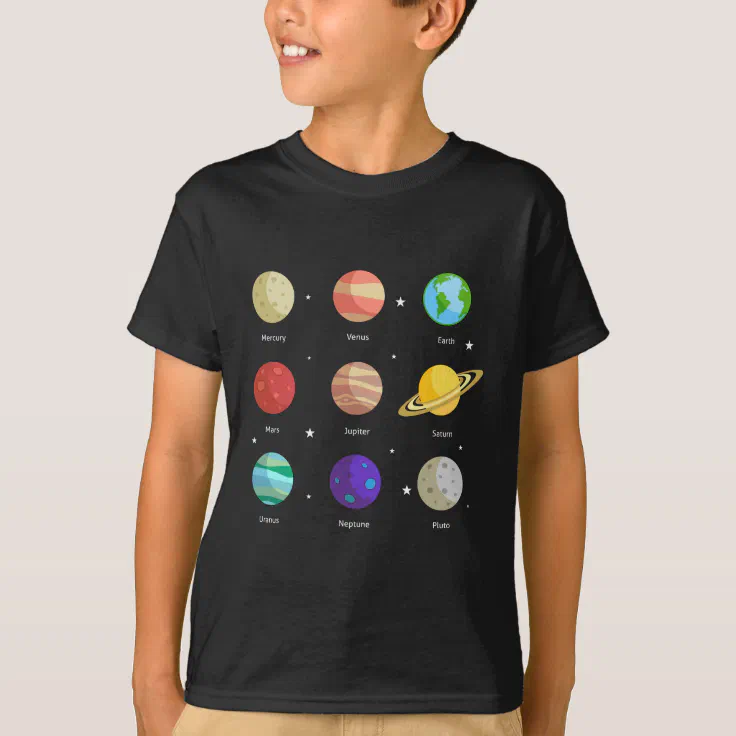 Galaxy Solar System All Over Youth T Shirt 