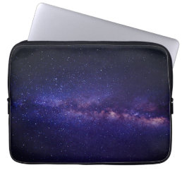 Space Galaxy Star Pattern Laptop Sleeve