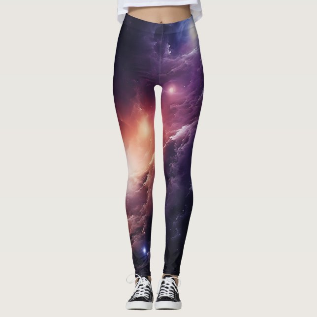 Space Galaxy Symphony Leggings (Front)