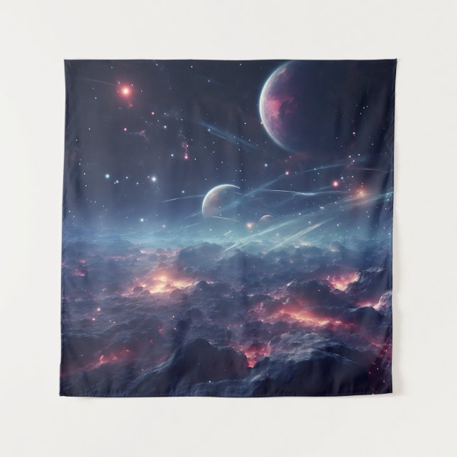 Space Galaxy Symphony Tapestry (Front)