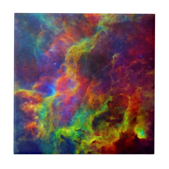 Space, Galaxy, Universe Ceramic Tile