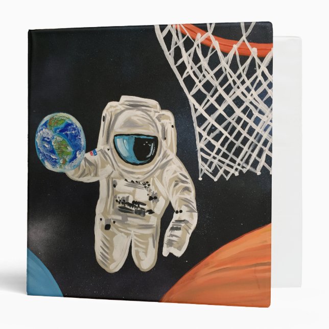 Space Games 3 Ring Binder (Front/Inside)