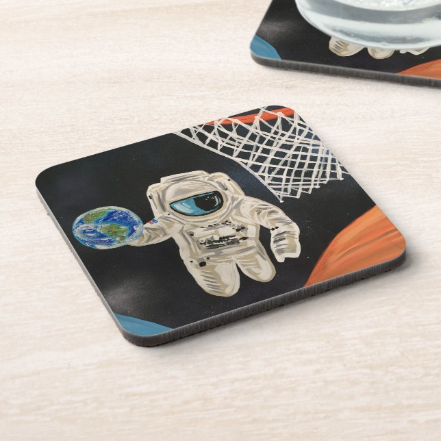 Space Games Beverage Coaster (Left Side)