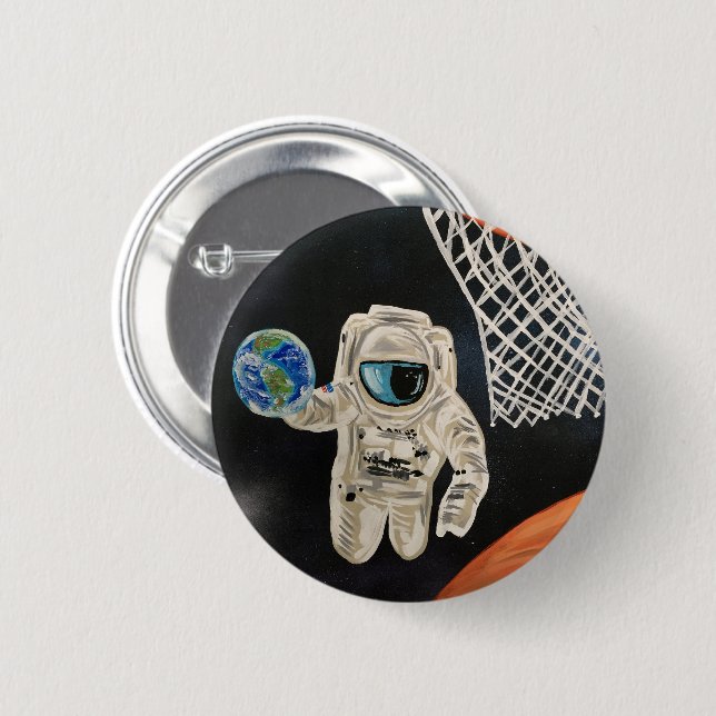 Space Games Button (Front & Back)