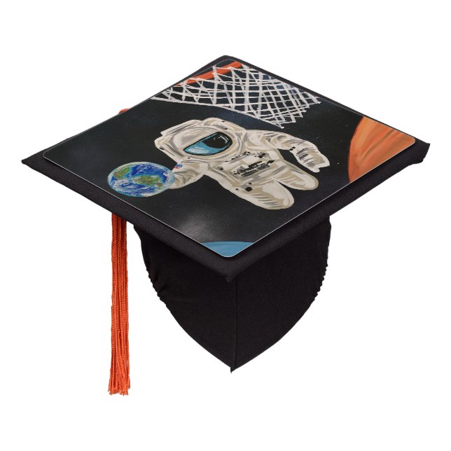 Space Games Graduation Cap Topper (Angled)