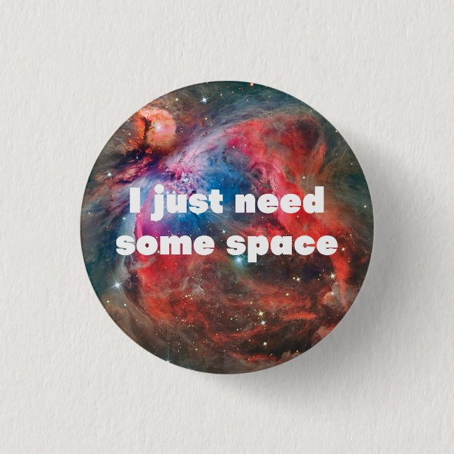 Space Geek Button (Front)