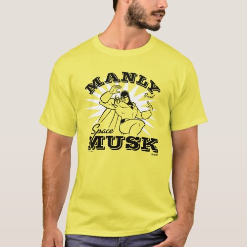 Space Ghost Manly Space Musk T_Shirt