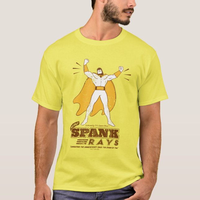 Space Ghost Spank Rays T-Shirt (Front)