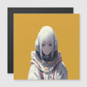 Space Girl Art Print – Cosmic Adventure (Front/Back)