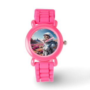 Space girl explores planet    watch