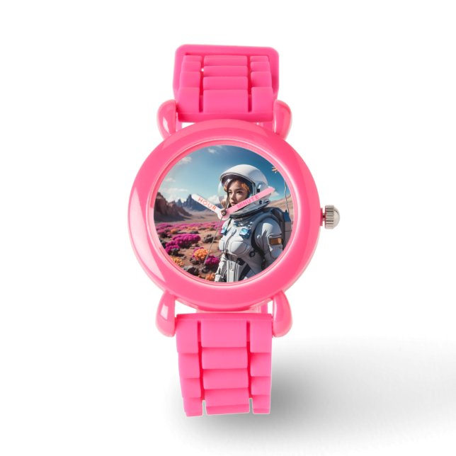 Space girl explores planet |  watch (Front)