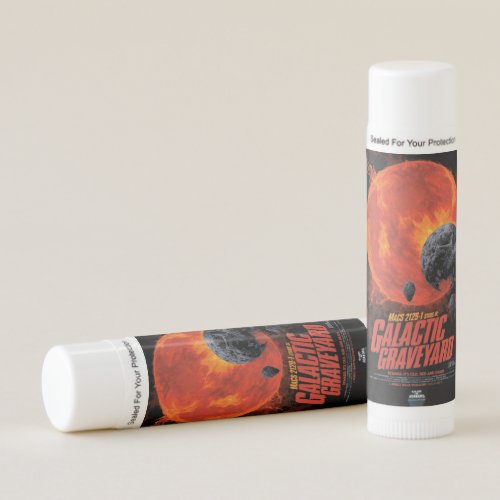 Space Graveyard Skull Halloween Galaxy of Horrors Lip Balm