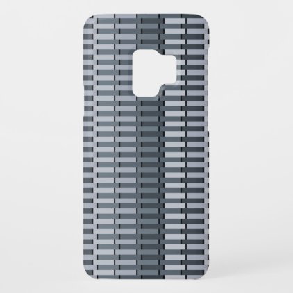 Space Gray Contemporary Stripe Pattern Case-Mate Samsung Galaxy S9 Case