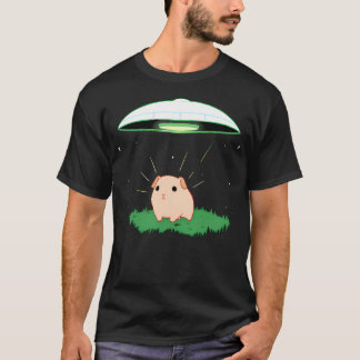 Space Guinea Pig Ufo Flying Saucer T-Shirt