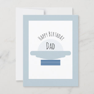 Space Happy Birthday Dad Father Grandpa  Card