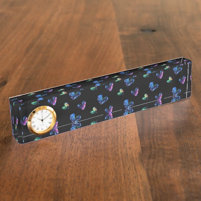 Space Hearts Name Plate (Side)