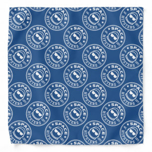 Space Hipster Logo Bandana