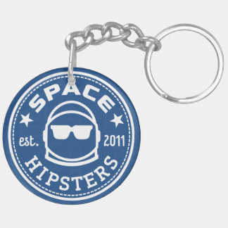 Space Hipsters 2" Keychain